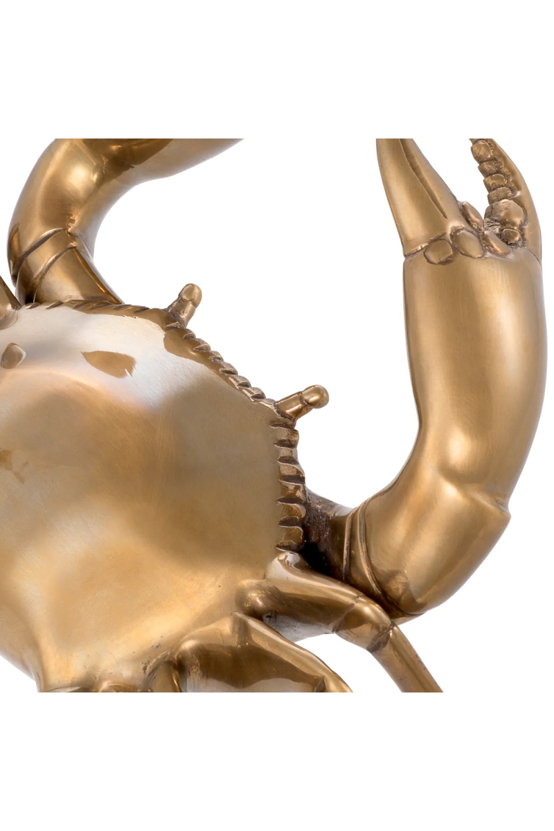 Objeto Decorativo de Latón Antiguo | Eichholtz Crab | Oroa.es