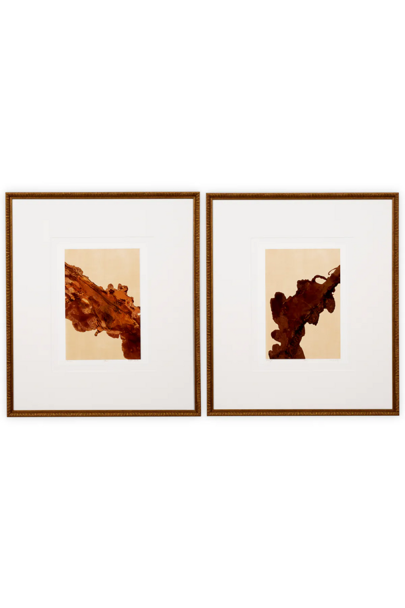 Láminas de Arte Abstracto (lot de 2) | Eichholtz Bruno Bijaksic | Oroa.es
