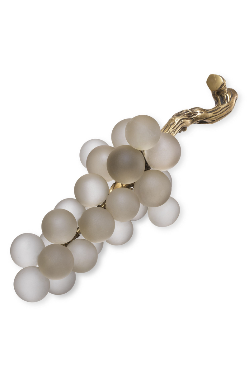 Decoración Uvas en Vidrio Blanco | Eichholtz Grapes | Oroa.es