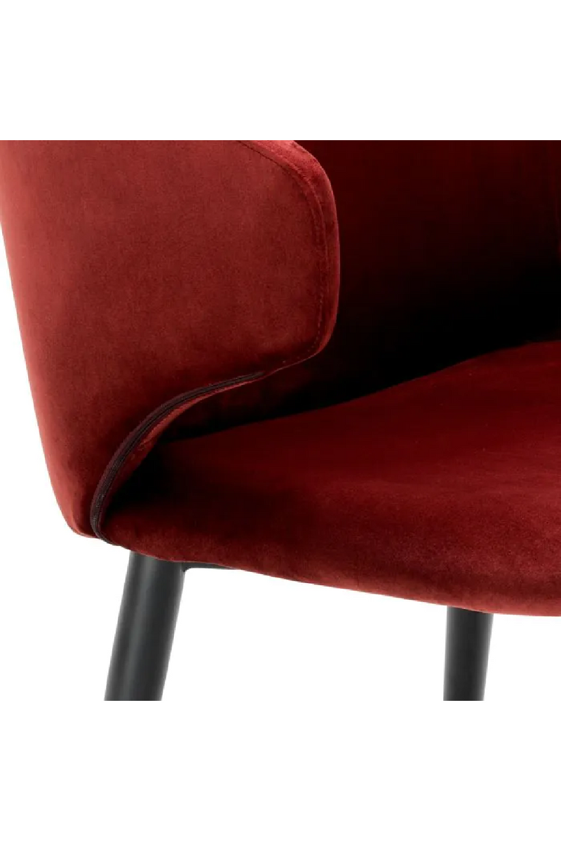 Silla de Comedor Terciopelo Rojo | Eichholtz Volante | OROA.es