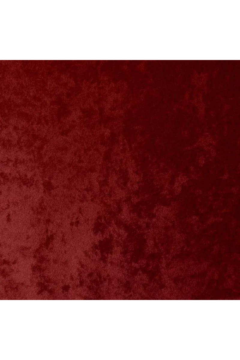 Taburete de Bar Terciopelo Rojo Burdeos | Eichholtz Volante | Oroa.es