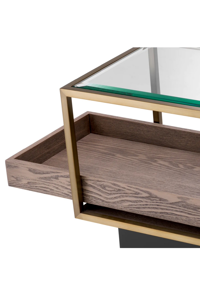 Mesa Auxiliar de Madera y Vidrio | Eichholtz Roxton | Oroa.es