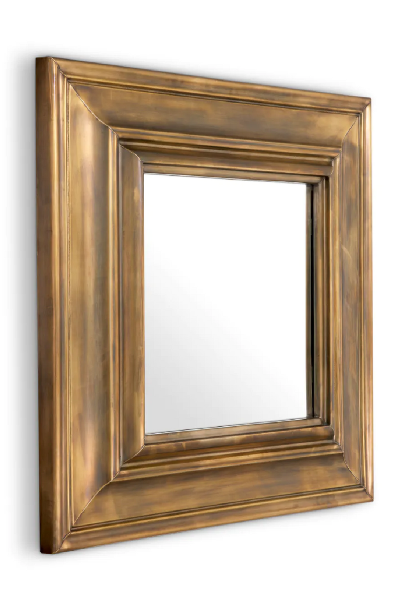 Espejo Cuadrado de Latón Antiguo | Eichholtz Sanoma | Oroa.es