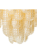 Lámpara de Techo en Cristal Champán y Latón Antiguo | Eichholtz Chaves S | Oroa.es