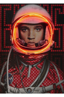 Imagen en Neón Rojo de Estilo Retro | Andrew Martin Space Man Elvis | Oroa.es