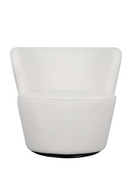 Sillón Giratorio Acolchado Crema | Andrew Martin Dorothy | Oroa.es