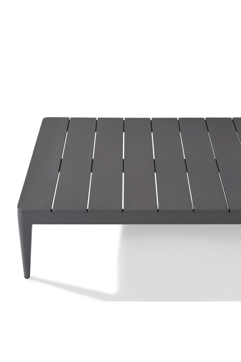 Mesa de Centro Rectangular Gris Grafito | Andrew Martin Voyage | Oroa.es