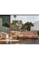 Mesa de Centro Ovalada de Exterior de Travertino | Andrew Martin Porto | Oroa.es