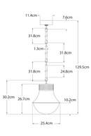 Lámpara Colgante de Latón I Andrew Martin Precision S | Oroa.es