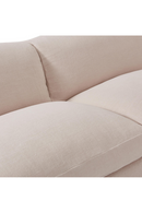 Sofá Curvo de Lino Blanco | Andrew Martin Lady May