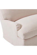 Sofá Curvo de Lino Blanco | Andrew Martin Lady May