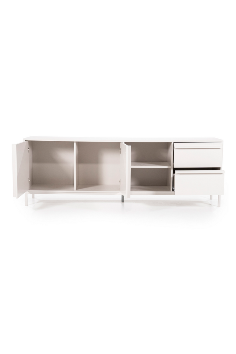 Mueble de TV de Metal Blanco | OROA Home Boaz | Oroa.es