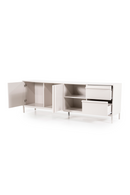 Mueble de TV de Metal Blanco | OROA Home Boaz | Oroa.es