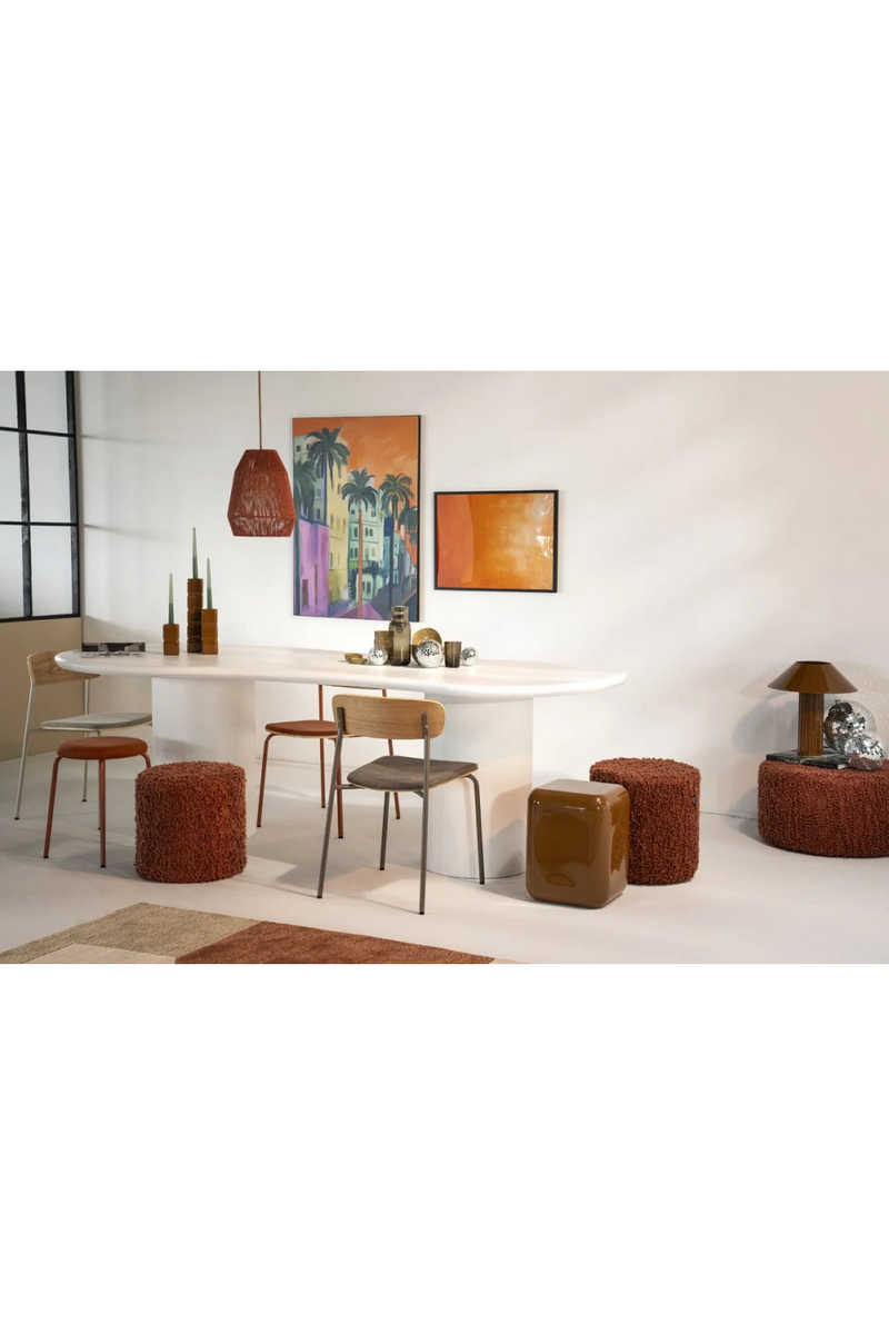 Mesa de Comedor de Fibra de Vidrio - 250 cm | Oroa Home Seki | Oroa.es