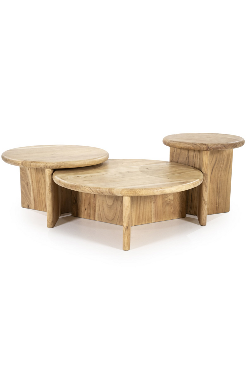  Mesa Auxiliar de Madera Natural - S | Oroa Home Leoti | Oroa.es