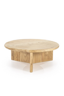 Mesa de Centro de Madera Natural - L | Oroa Home Leoti | Oroa.es