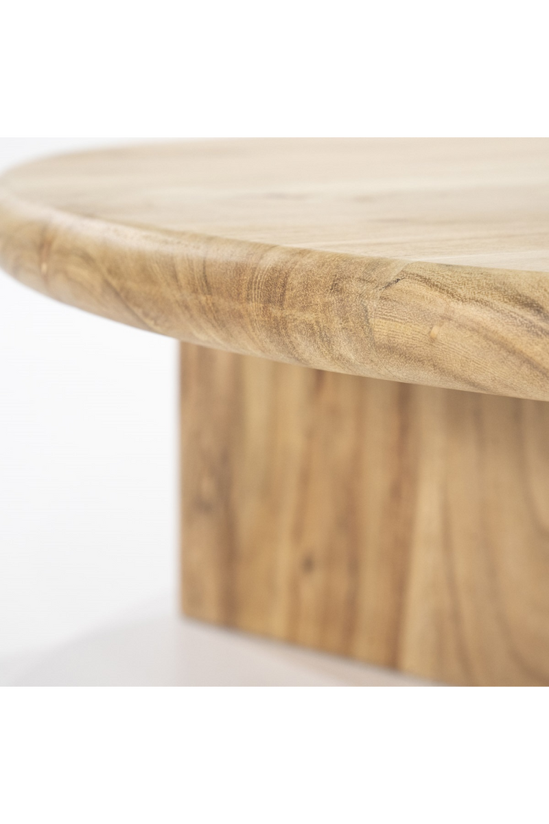 Mesa de Centro de Madera Natural - L | Oroa Home Leoti | Oroa.es