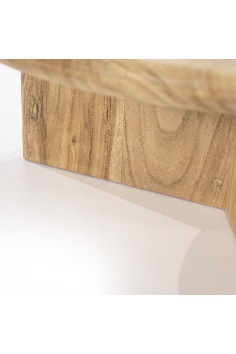 Mesa de Centro de Madera Natural - L | Oroa Home Leoti | Oroa.es