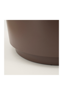 Mesa de Centro Redonda Taupe Oscuro | OROA Home Mesita | Oroa.es