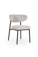 Silla de Comedor con Respaldo Tapizado de Tela | OROA Home Jari | Oroa.es