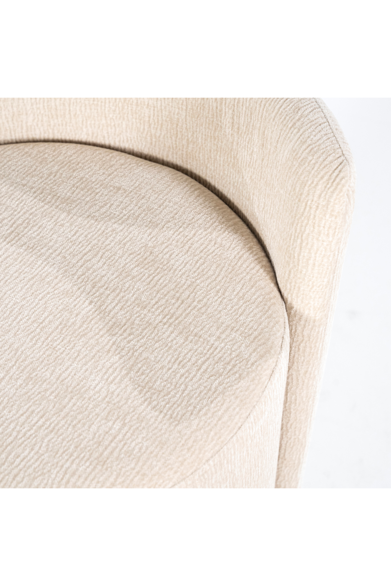 Puff de Tejido Beige | OROA Home Marque | Oroa.es