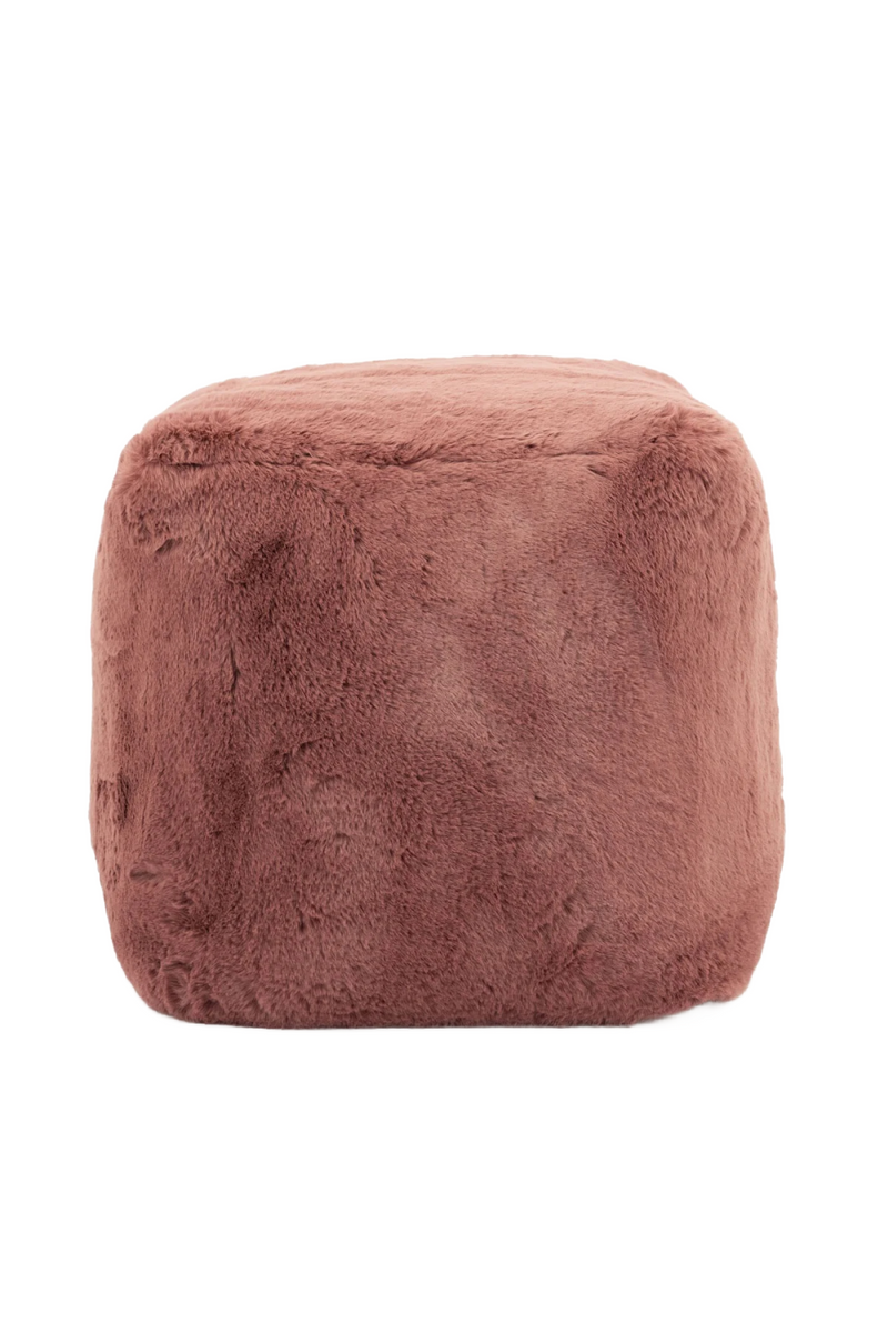 Puff de Lana Burgundy | OROA Home Mosa | Oroa.es