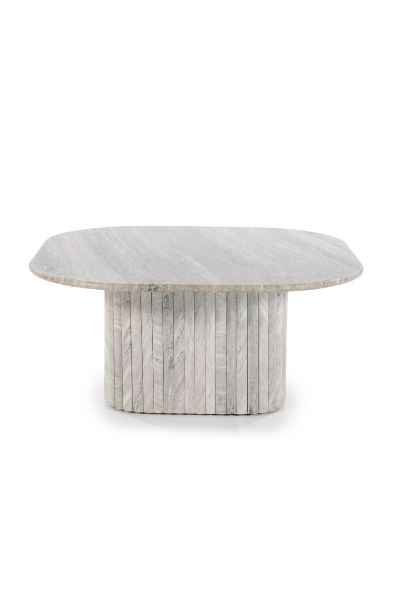 Mesa de Centro de Mármol y Madera de Mango | OROA Home Dorique | Oroa.es