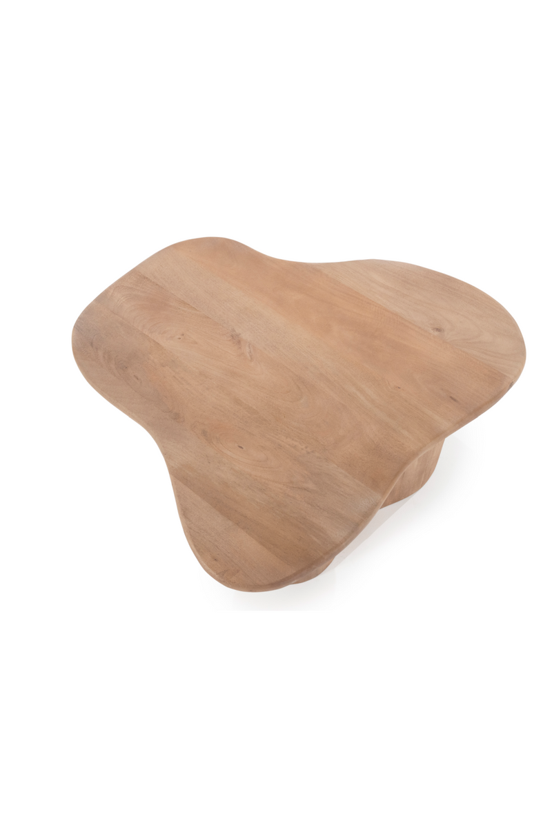 Mesa de Centro de Madera de Mango Natural | OROA Home Fall | Oroa.es