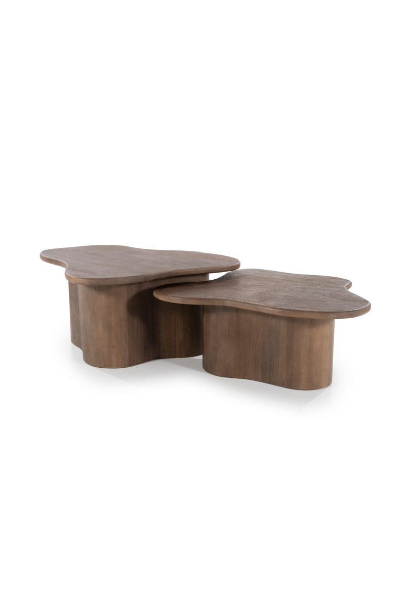 Mesa de Centro de Madera de Mango Marrón | OROA Home Fall | Oroa.es