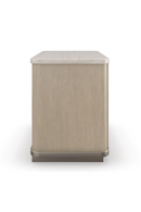 Mesita de Noche de Roble y Travertino | Caracole Rythme | Oroa.es