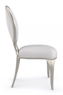 Silla Lateral Moderna de Terciopelo | Caracole Lillian | Oroa.es