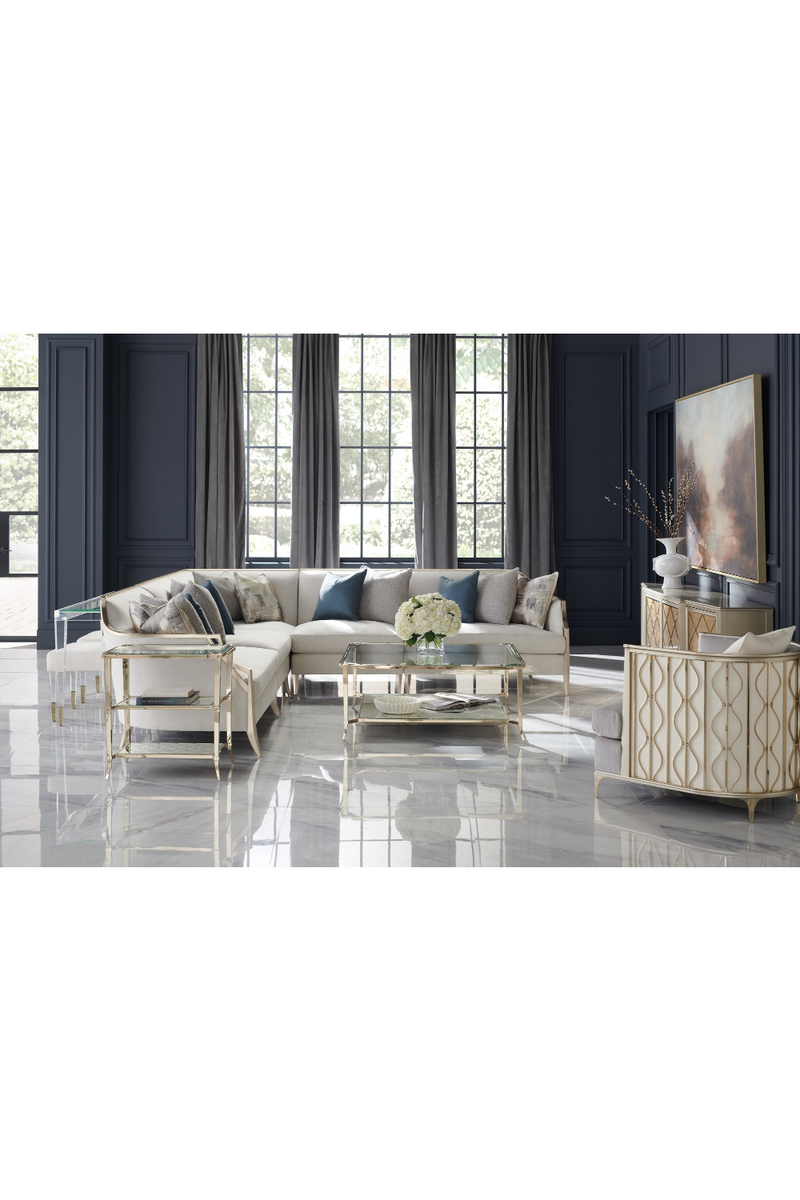 Consola Rectangular de Acrílico Transparente | Caracole Ahhhhh | Oroa.es