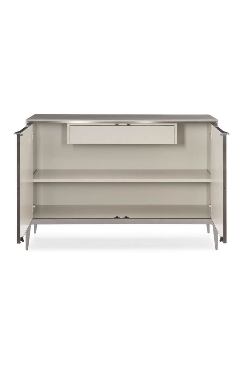 Aparador Niquelado Cepillado de Piedra de Ágata | Caracole Rock | Oroa.es