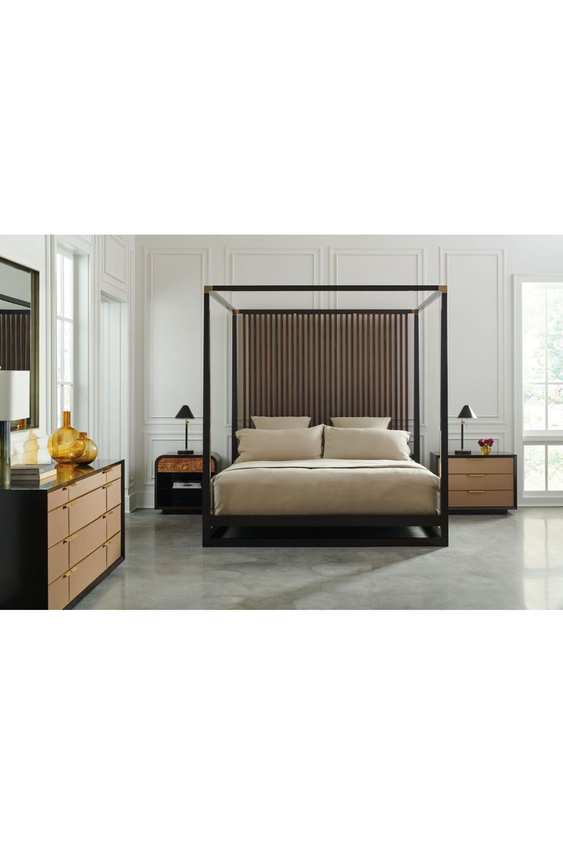 Mesita de Noche en Madera de Nogal | Caracole Wrap | Oroa.es