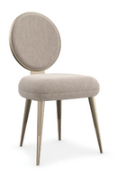 Silla de comedor tapizada en beige | Caracole Apollo | Oroa.es