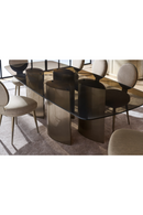 Silla de comedor tapizada en beige | Caracole Apollo | Oroa.es