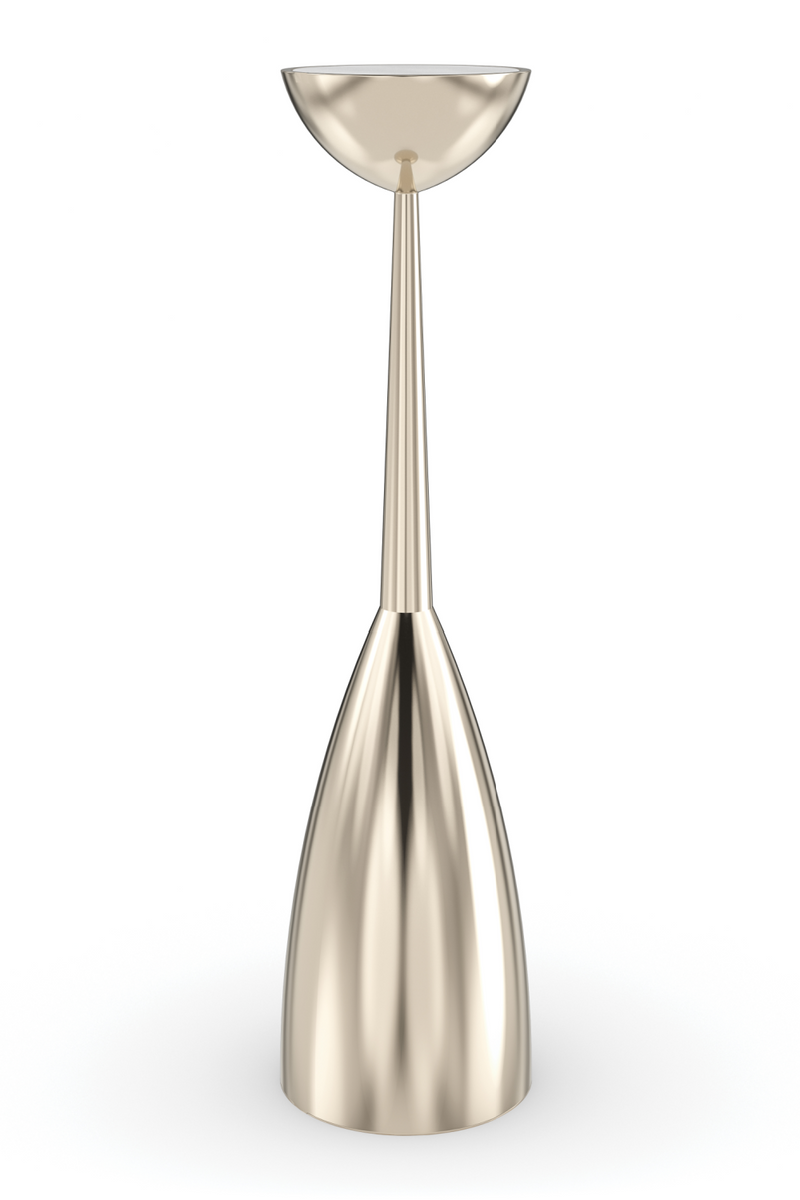 Mesa auxiliar moderna dorada | Caracole Gamma | Oroa.es