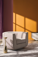 Mesa auxiliar moderna dorada | Caracole Gamma | Oroa.es