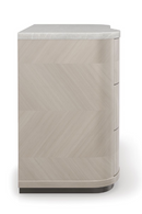 Mesita de Noche en Madera y Mármol Blanco | Caracole Nomadic | Oroa.es