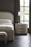 Mesita de Noche en Madera y Mármol Blanco | Caracole Nomadic | Oroa.es