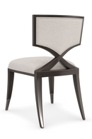 Sillas de comedor de chenilla marfil | Caracole First Chair | Oroa.es