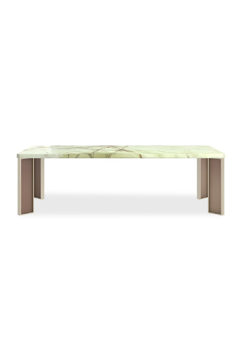 Mesa de comedor de ónix verde | Caracole The Naturalist | Oroa.es