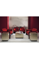 Mesa Auxiliar en Topo Plateado | Caracole Coffee Couture | Oroa.es