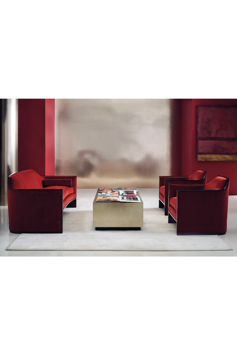 Mesa Auxiliar en Topo Plateado | Caracole Coffee Couture | Oroa.es