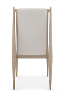 Silla de comedor bouclé marfil | Caracole Unity | Oroa.es