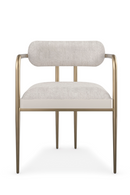 Silla de comedor con estructura de bronce | Caracole Emphasis | Oroa.es