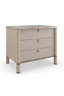 Mesita de Noche en Madera y Travertino | Caracole Balance Drawer | Oroa.es