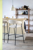 Silla de Bar de Taupe Copenhagen | OROA Home Luka | Oroa.es
