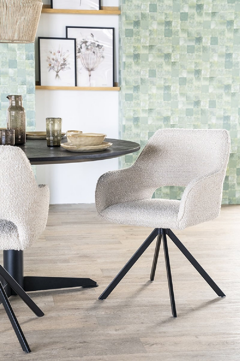 Silla de Comedor Gris Spark | OROA Home Fabio | Oroa.es