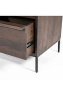 Mueble de TV de Mango de Madera (2 Puertas) | OROA Home Jimmy | Oroa.es
